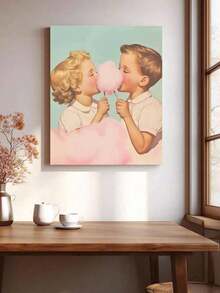 Marshmallow DIY Digital Painting: Ignite Creative Life, Depict A Colorful World. DIY Digital Painting, Start Your Art Journey. It Is The Perfect Blend Of Creativity And Fun, An Excellent Choice For Interaction, Couples Sharing, And Personal Relaxation. High-Quality Canvas, Fine Texture, Carrying Your Artistic Dreams. Paints, Vibrant And Long-Lasting Colors, And Odorless, And Reliable. - Baby Pink - View 5