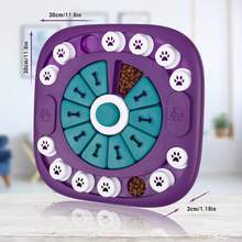Dog Puzzle Toys, Interactive Treat Puzzle Dog Enrichment Toys For Large Medium Small Dogs - Màu Lilac Tím - Xem 3