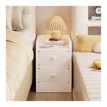 Slim Narrow Bedside Table Drawer Sofa Side End Tables Bedroom Storage Nightstand - Multicolor - View 7