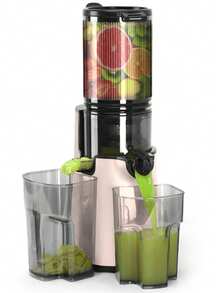 Desktop Juicer,Countertop Juicer,Cold Press Juicer, 5.4" Wide Feed Chute Juice Extractor Machine With 350W, High Juice Yield, Slow Masticating Juicer For Whole Vegetables & Fruits - US A Type Plug(110-127V) - View 8