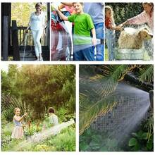 25-75英尺超长可伸缩螺旋花园软管套装，带强力喷嘴 - 耐用乙烯基材质，节水乳胶内芯，欧标接头，3/4英寸管径，适用于高效园艺、灌溉和户外清洗。 - 彩色 - 查看 8