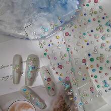 1 PCS Colorful Diamond Self-Adhesive Cartoon Nail Art Supplies, Suitable For Women And Girls, Gifts For Families - CO-408 - 查看 3