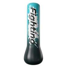 1pc Thick PVC Inflatable Punching Column, Inflatable Punching Bag, Inflatable Tumbler For Home Fitness, Adult Punching Column For Stress Relief And Exercise
