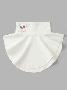 1pc Women Solid Color High Neck Detachable Turtleneck Collar, Fashion Versatile Warm Accessory, Suitable For Casual Wear In Autumn/Winter