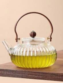 Una tetera de vidrio con asa, un juego de té de vidrio especial recién lanzado en 2025, adecuado para varios tipos de cocinas. Esta tetera tiene funciones de juego de té y es aplicable para uso al aire libre, hotel y hogar, y se puede usar como tetera para preparar té negro. Gran promoción de fin de año, los amigos que les guste pueden hacer pedidos para comprar. - Multicolor - Ver 18