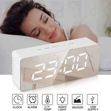 1 Đồng hồ báo thức LED đen trắng phát sáng trong bóng tối, Đồng hồ điện tử hiển thị LED kỹ thuật số USB hiển thị nhiệt độ, ngày tháng, thời gian 12/24 giờ, Trang trí nhà cửa, Trang trí phòng ngủ, Có thể điều chỉnh độ sáng (Không bao gồm pin) / Cấp nguồn qua USB / Cấp nguồn bằng pin, Có hai chế độ, Trang trí nhà cửa, Trang trí phòng, Quà tặng sinh nhật, Tốt nghiệp - Nhiều màu - Xem 13