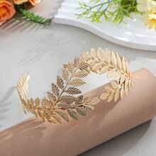 Baroque Leaf Crown Hairband Headpiece - Women's Hair Accessories For Wedding, Bridal And Bridesmaid Gifts And Holiday, Birthday Gifts