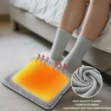 Plug-In Foot Warmer, 360° Fully Wrapped To Lock The Temperature. USB Mobile Power/Car/Socket Multi-Power Supply Office And Home Foot Warmer To Say Goodbye To Old Cold Legs. Waterless Foot Warmer USB Plug-In Abdominal And Waist Heating