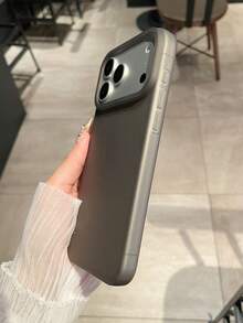 极简哑光半透明黑色手机壳，兼容 17 Pro Max、16、16 Pro Max、16 Pro、16 Plus - 黑色 - 查看 8