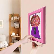 Wall Mounted Square Photo Frame Candy Dispenser, Candy Dispenser Photo Frame, Hanging Candy Dispenser, Convenient And Quick Way To Dispense Candy, Nuts, Dog And Cat Snacks Photo Frame, Holiday Decoration Photo Frame Candy Box, Christmas Gift - Multicolor - View 10