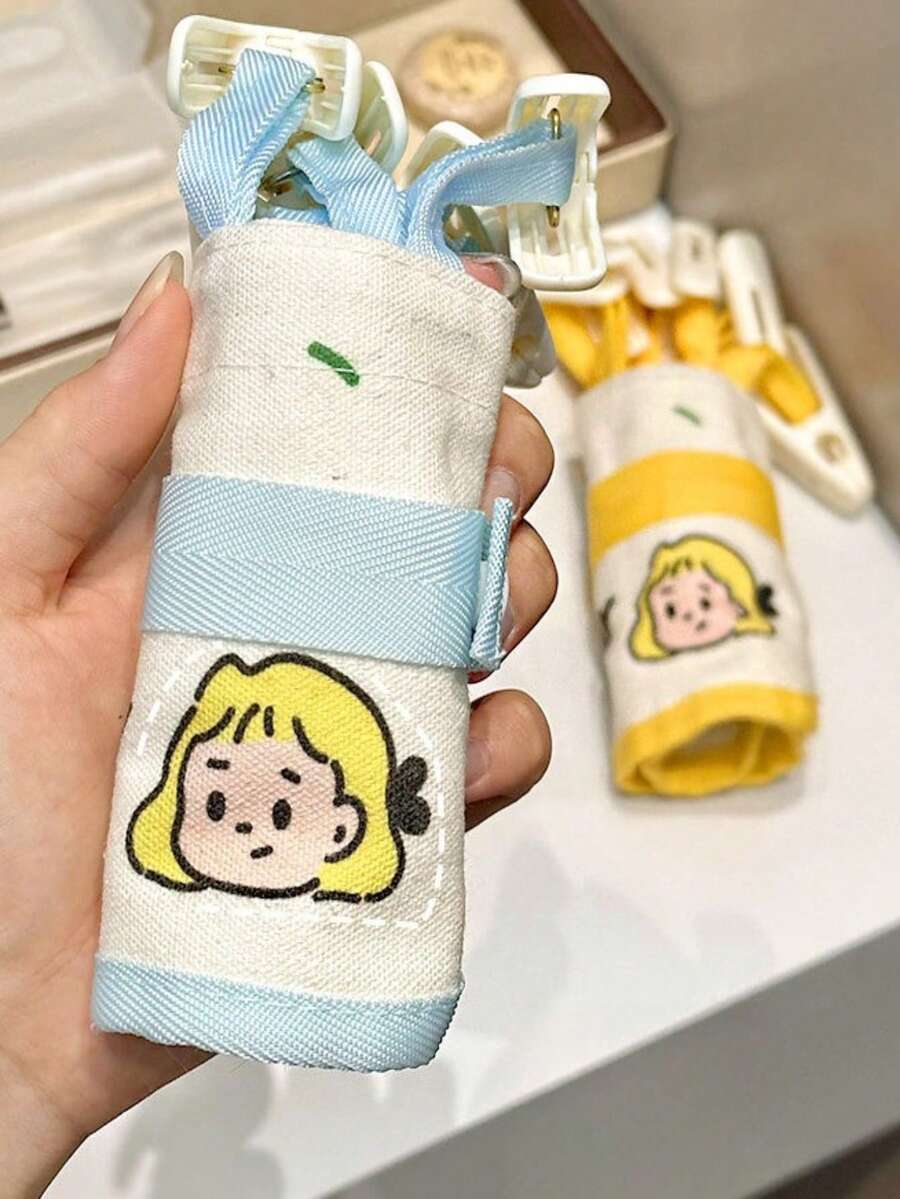 Lazy School Hotel Artifact Folding Portable Fabric Hanger Business Travel Underwear Socks Drying Hanger Clip - Multicolor - View 1