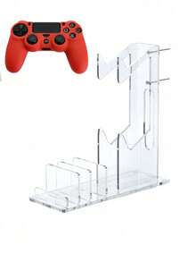 1 pieza Soporte universal de acrílico para auriculares, soporte de escritorio desmontable para teléfonos/mandos de juego/electrónica/consolas/gamers/PlayStation/accesorios - Multicolor - Ver 19
