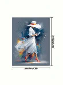 High-Quality DIY Digital Oil Painting: Ignite Creative Living, Depict A Colorful World. DIY Digital Oil Painting, Embark On Your Artistic Journey. It Is The Perfect Fusion Of Creativity And Fun, An Excellent Choice For Interaction, Couples To Share, And Personal Relaxation. Premium Canvas With Fine Texture, Carrying Your Artistic Dreams. Paints Are Vibrant, Long-Lasting, And Odorless, And Reliable. - Light Grey - View 3