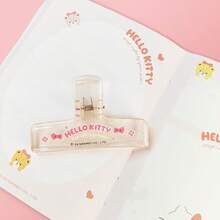 Miniso Caja de regalo de la serie Sanrio Hello Kitty, que incluye un diario, un clip de diario y notas adhesivas, adecuado para la creación de cuentas diarias o registros de viaje (1 pieza) - Rosa - Ver 8