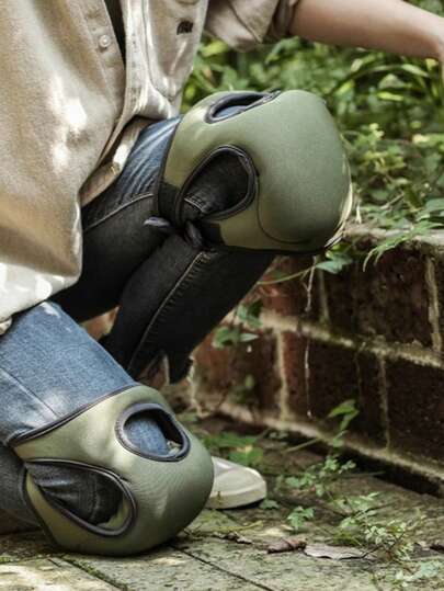 2pcs Gardening Knee Pads - Breathable Chloroprene Rubber SBR Knee Pads, Suitable For Kneeling Work, Increase Comfort