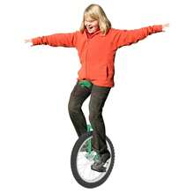 ZhdnBhnos Unicycle With Excellent Steel Frame,Leakproof Tire,Adjustable Height,Curved PU Seat,Mute Bearing,Anti-Slip Designs,For Outdoor Sports Fitness Exercise - Variant15 - View 1
