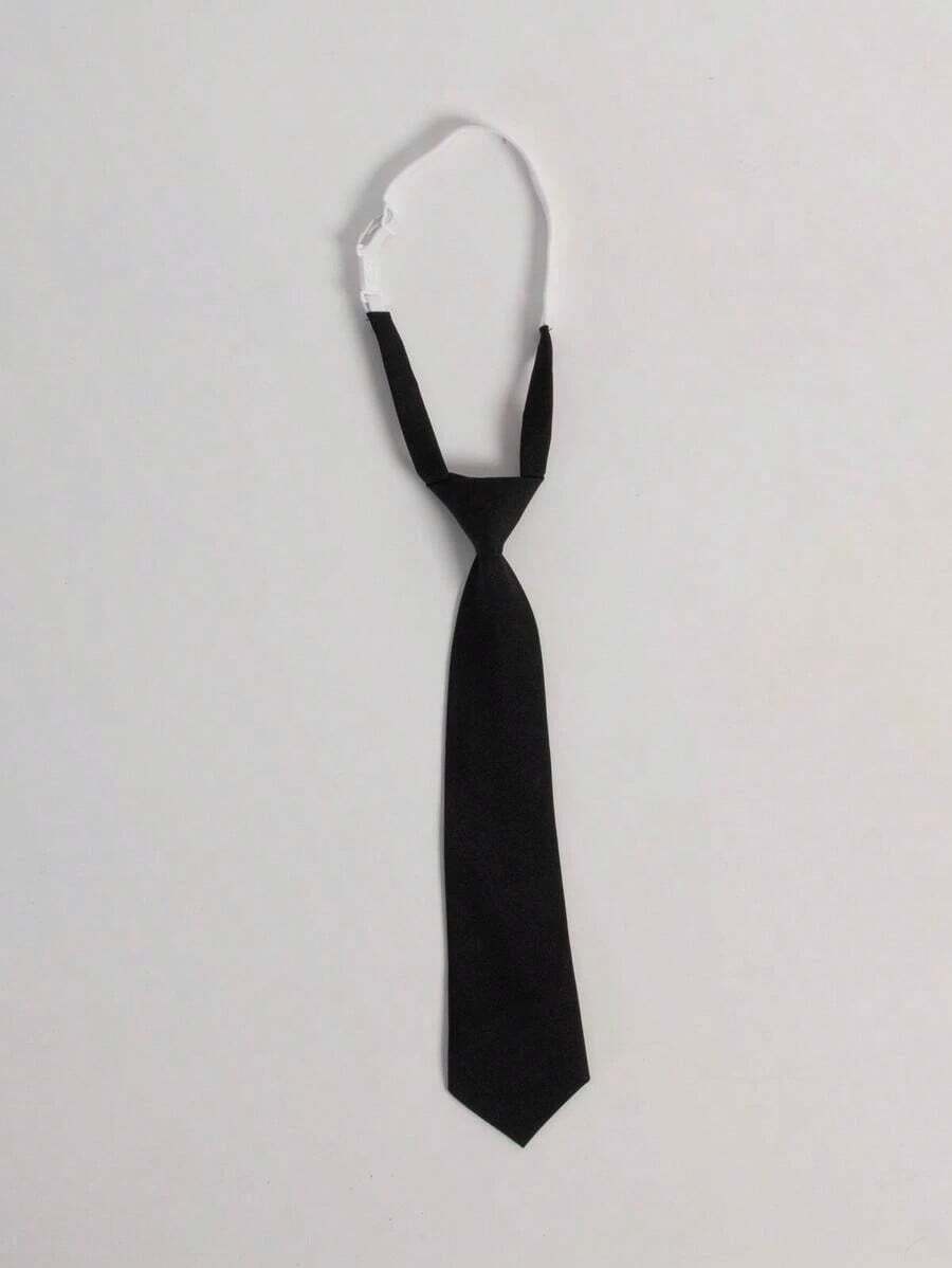 1pcs Striped Tie Stylish Adjustable Criss Cross Bow Tie For Daily Life - 黑色 - 查看 1