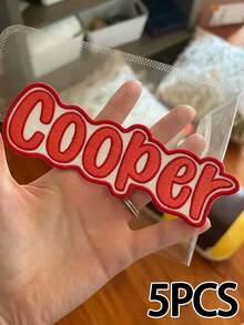 Custom Name Embroidered Patch - Personalized Text Embroidery, Iron-On/Sew-On Design - Ideal For Jackets, Hats, Backpacks, Uniforms, Bags - Perfect For Kids, Teens, Adults, Team Members - Custom Applique, Name Badge, Clothing Accessory,Great For Teens, Crafters, Teams, Families - Custom Applique, Name Tag, Fashion Accessory