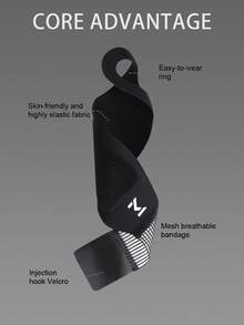 MASEDA 1. A Wrist Support Brace With A Wraparound Wrist Guard, Mother's Wrist Joint Wrapping Band And Fixed Support Sleeve, Can Provide Wrist Support. It Is Made Of Soft And Breathable Knitted Fabric And Is An Essential Accessory For Wrist Protection. It Is A Great New Year Gift For Mom. - Multicolor - View 3