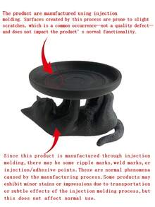 3D Printed Cute Cat Jewelry Tray, Playful And Adorable Cat Design, Novel For Jewelry, Watches, Skincare Products Storage, Desktop Organizer Tray, Birthday Gift, Holiday Decor