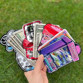 5/50pcs Mixed Candy Bags, Cigarette Bags, Laser Cut Candy Packaging Self-Sealing Bags, Resealable Bags, Ziplock Bags, 3D Bags, Polyester Film Bags, Vanilla Bags, Candy Ziplock Bags, Polyester Film Bags, Odor-Proof Bags, Waterproof Bags, Candy Bottle Shaped Candy Packaging Self-Sealing Bags, Storage Bags, Sealable Bags, Ziplock Bags, Holiday Gift Packaging