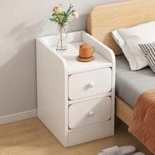 Slim Narrow Bedside Table Drawer Sofa Side End Tables Bedroom Storage Nightstand - Multicolor - View 5