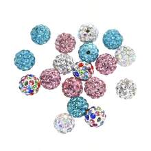 5pcs 3-8mm Internal Thread 1.2/1.6mm Internally Threaded Lip/Cartilage/Septum Rings With Paved Mud Ball Charms, DIY Jewelry Accessories