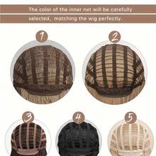 Black And Red Highlights Long Wavy Wig For Women Gothic Ombre Red Curly Wig Natural Looking Synthetic Wigs Hair Replacement Wigs For Daily Party Use - Đánh dấu màu đỏ - Xem 10