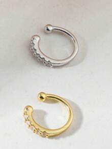 Nhẫn mũi đính đá phong cách Unisex độc đáo, quà tặng năm mới - phong cách 1 - Xem 8