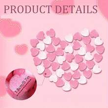 DIY Foam Ball Heart Shaped Foam Gift Filler, Christmas, Valentine's Day, Birthday Gift, Party Decor, Packaging Material, Heart Shaped Foam Balls, Heart Shaped Foam Gift Box - Multicolor - View 3