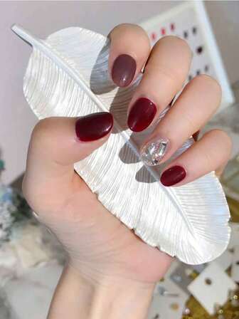 1pc Leaf Photo Prop, Seashell & Feather Nail Art Display Tool