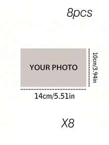 1-23 Peças Impressões de Fotos Personalizadas, Presente Único de Papel para Aniversário de Casamento, Decoração de Fotos Personalizada, Fotos Personalizadas, Impressões de Fotos Pequenas, Fotos Personalizadas para Quarto, Alta Qualidade, Moda Personalizada, Personalizado, Presente Único Ideal para Namorado, Namorada, Família, Amigos, Adequado para Dia dos Namorados, Aniversário, Casamento, Aniversário, Formatura, Inauguração da Casa, Jantar, Suprimentos de Festa Personalizados - Multicolorido - Visão 17
