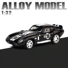 1:32 Scale Metal Diecast Shelby Cobra Sports Car Model, Alloy Body, Vintage Racer Model, Suitable For Children 3+ Years Old, Toy Car, Great Gift - Multicolor - View 7