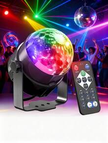 LED 迪斯科球灯 - 多功能室内装饰灯,USB 供电,适用于家庭、卧室、客厅、酒吧、餐厅,可调节亮度和颜色,营造浪漫、舒适或充满活力的氛围,是生日、节日或任何特殊场合的理想礼物 - LED支架魔球燈 - 查看 14