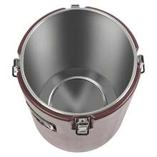 ZhdnBhnos Insulated Soup Container  Gallon Commercial Food Warmer For Hot&Cold Food, Hot Box For Catering, Food Cooler Soup Carrier For Restaurant, Canteen H Insulation Time (Red) - 變體7 - 查看 8