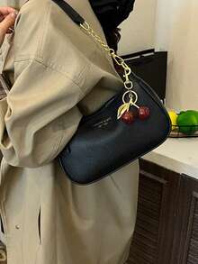 Stylish Small Square Handbag For Women, New Style, Simple Chain Shoulder Bag, Commuter Crossbody Bag, Women's Style, Autumn And Winter Style, Shoulder Bag, Moon Bag, Women's Wallet, Women's Tote Bag, Women's Handbag, Evening Bag, Handbag, Pink Wallet, Brown Wallet, Women's Bag, Small Wallet, Retro Style, Commuter Bag, Women's Handbag, Handbag Wallet, Women's Handbag, Women's Wallet, Large Capacity Wallet, Cute Bag, Pink Wallet, Shoulder Bag, Elegant Women's Wallet, Pumpkin, Autumn, Halloween, Fall, Christmas, Thanksgiving, Holiday, Cyber Monday, Holiday, Gift, New Year, Snow, Winter, Warm, Year-End, Party - Nhiều màu - Xem 4