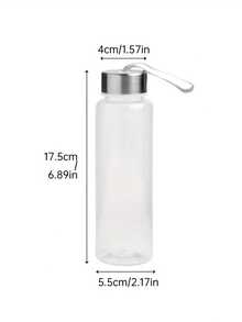 1/2 Pack Transparent Sports Water Bottles, Portable For Travel, Hiking, Outdoor Activities, Easy To Clean & Reusable, Perfect Gift For Back-To-School, Father's Day, Independence Day, Halloween, Christmas, Camping, Cycling, Bike Gear, Beer Mug - Trong sáng - Xem 11