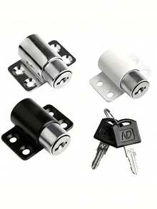 Aluminum Lock For Sliding Doors And Windows, With Anti-Pinch, Anti-Theft, And Anti-Drop Functions - Multicolor - View 8