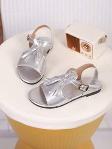 1 Pair Children Tassel PU Casual Fashion Sandals, Suitable For Summer