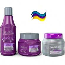 Forever Liss Platinum Blond Kit With Pearl Bath Mask Perfect Toning - Multicolor - View 1