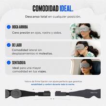 Antifaz para Dormir con Tecnologa Blackout. Antifaz Premium con Copas Ajustables para Cero Presin Ocular y Tela Transpirable Amigable con la Piel. Gris Oscuro - Gris Oscuro - Ver 4
