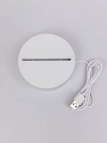 1 Peça Luz Noturna Criativa Alimentada por USB, Lâmpada de Mesa para Decoração de Casa, Sala de Estar, Quarto, Presente de Aniversário, Presente de Feriado