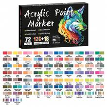 Bộ bút dạ acrylic hai đầu 72 màu, bền màu và không phai, lý tưởng cho họa sĩ, vẽ minh họa, thủ công, sách tô màu và các dự án DIY khác. Thích hợp cho giấy, vải, gỗ, đá, nhựa, thủy tinh, gốm sứ, bí ngô và nhiều chất liệu khác. Tuyệt vời cho học sinh và người lớn, cũng là món quà lý tưởng cho Lễ Tạ ơn, Halloween, Giáng sinh. - Nhiều màu - Xem 13