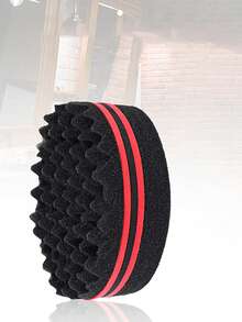 Salon Hair Perm Sponge, Men's Curly Hair Styling Tool, Double-Sided Large & Small Hole Hair Sponge, European And American Dreadlocks Hip-Hop Hairstyle Curling Styling Tool - Multicolor - View 11
