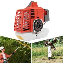 ZhdnBhnos 2-Stroke Gasoline Engine, 7500 RPM Portable Gasoline Engine Motor, 63.3CC Single-Cylinder Air-Cooled System, Suitable For Lawn Mowers, Agricultural And Industria Equipment - 變體4 - 查看 4