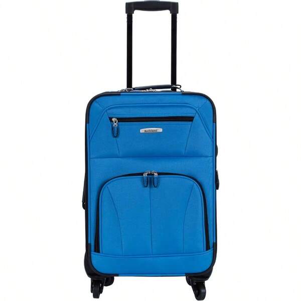 Rockland Pasadena Softside Spinner Wheel Luggage Blue CarryOn 20Inch Pasadena Softside Spinner Wheel Luggage