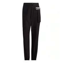 Adidas Clover Women's Spring And Autumn Sporty Casual Versatile Tapered Cargo Woven Pants - Black - View 2