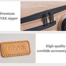 Llano Camera Shoulder Sling Bag For Travel & Photography Crossbody Bag With Magnetic Closure, 15° Ergonomic Strap, Multi-Compartment For Camera, Lens, Storage Shoulder Bag Unisex Inner Bag