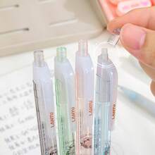 Random 10Pcs Erase Push-Button Automatic Pencil, High-Quality Creative Student Stationery Pen, Cute Erase Automatic Pencil, 0.7mm Student 2B Pencil, No To Sharpen The Core, Replaceable Core Push-Button Automatic Core, Smooth Writing, Built-In Eraser, Suitable For Adult And Student Creation, Family Drawing, Christmas Card Coloring,Office Signature Supplies, Giftery For Family, Friends, Colleagues, Boys, Girls, School Supplies