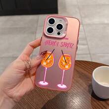 Orange Juice S-Spritzs Aperols Phone Case Compatible With IPhone 17, 16e, 16, 15, 14, 13, 12, 11, Mini, Pro Max Air X XR XSMAX 8, 7 Plus - Shockproof Matte Back Cover, Mobile Accessories, Fun Print, UV Printing, Smooth Texture, Casual User,  Follower - Mix - View 2